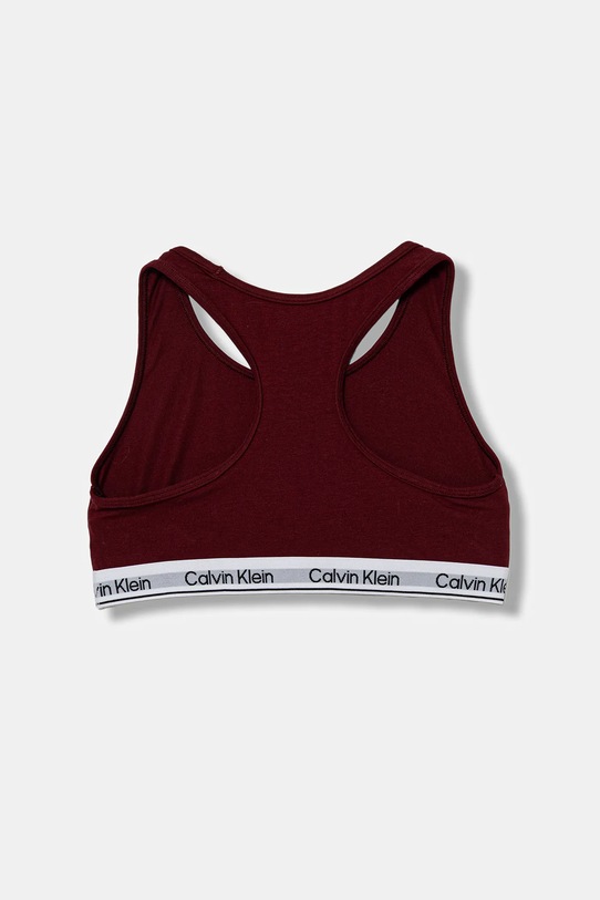 Dziewczynka Calvin Klein Underwear biustonosz dziecięcy 2-pack G80G800742.PPYA bordowy