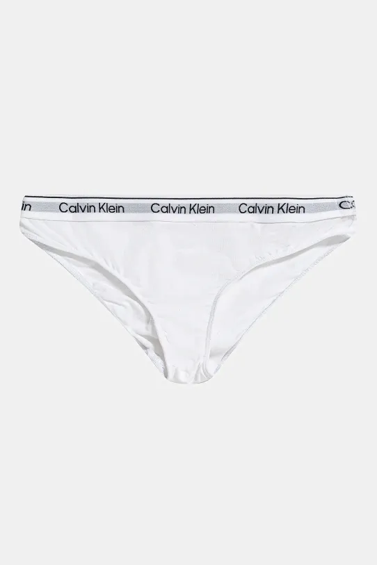 Djevojčice Dječje gaćice Calvin Klein Underwear 3-pack G80G800740.PPYA bijela