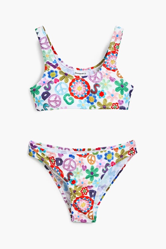 Desigual costum de baie pentru copii din două piese moale violet 25SGMK01