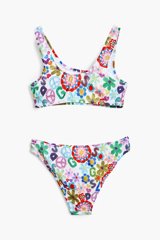 Desigual costum de baie pentru copii din două piese 25SGMK01 violet SS25