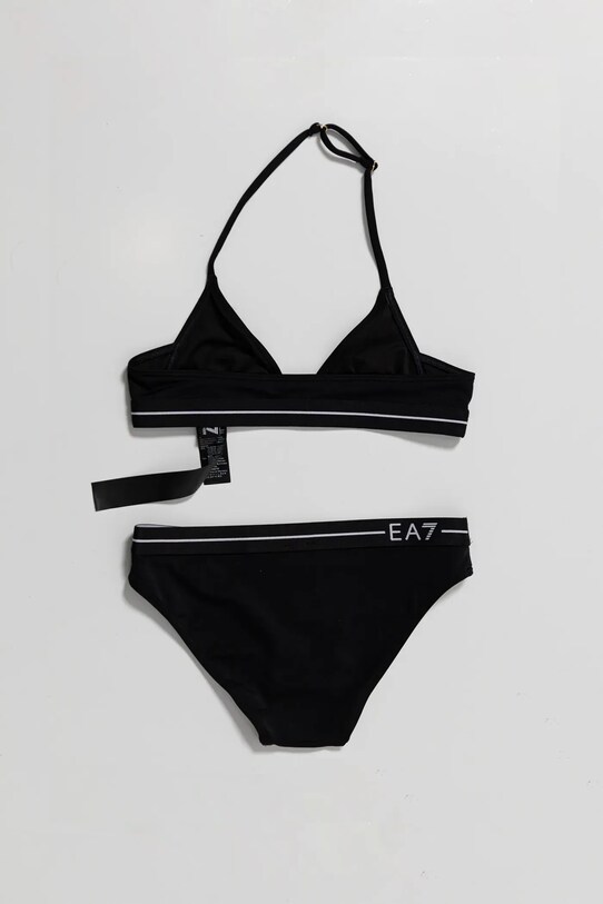 EA7 Emporio Armani costum de baie pentru copii din două piese 7G000091.AF12213 negru SS25