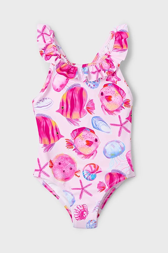 Mayoral costum de baie dintr-o bucată pentru copii moale roz 3719.6P.Mini.PPYA