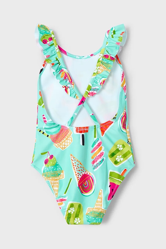 Enodelne otroške kopalke Mayoral 3719.6P.Mini.PPYA turkizna SS25