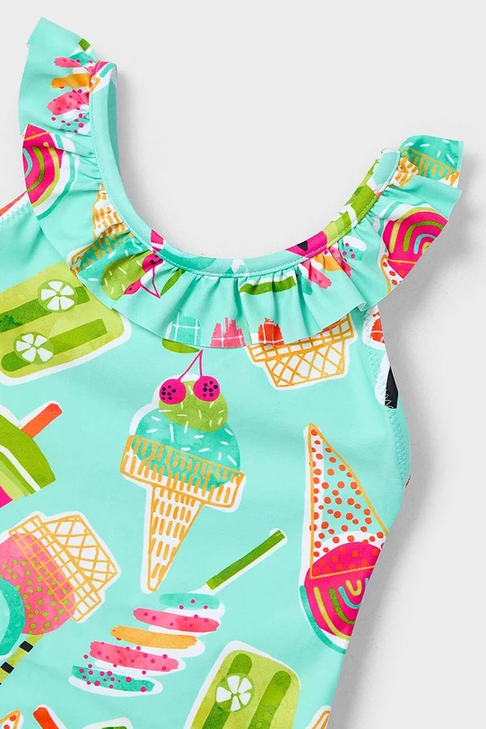 Deklice Enodelne otroške kopalke Mayoral 3719.6P.Mini.PPYA turkizna