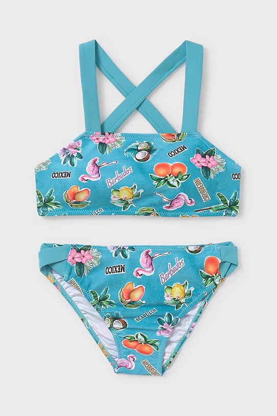 Детский раздельный купальник Mayoral мягкая бирюзовый 6768.8H.Junior.PPYA