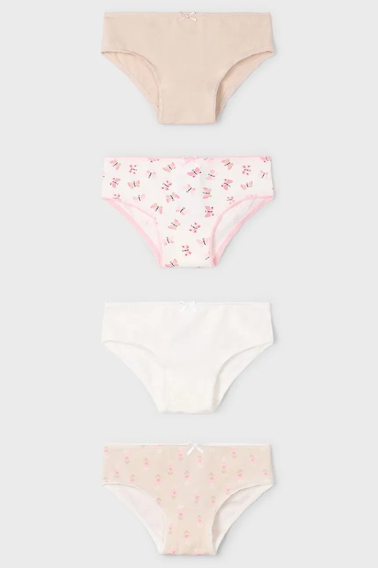 Mayoral chiloti copii 4-pack 4-pack bej 10901.6S.Mini.PPYA