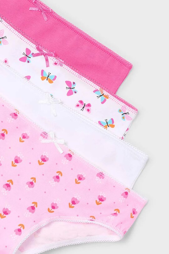 Dievča Detské nohavičky Mayoral 4-pak 10901.6S.Mini.PPYA ružová