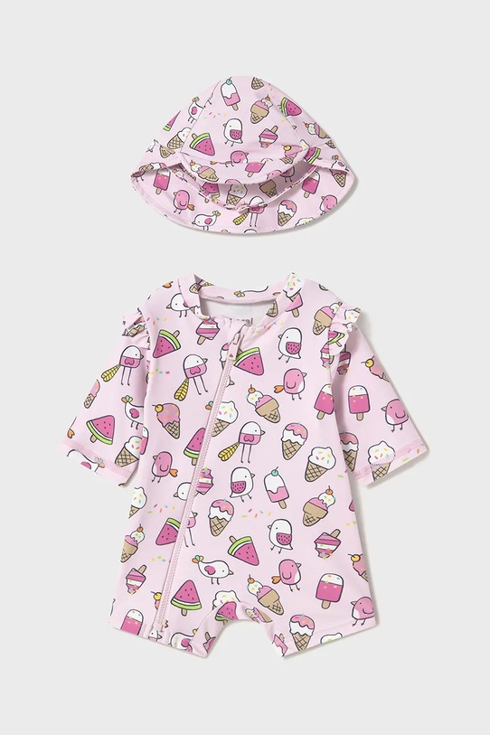 Дитячий купальник Mayoral Newborn м'яка рожевий 1619.G.1R.Newborn.PPYH