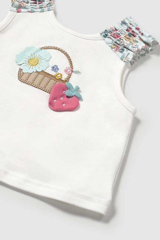 Девочка Детский купальный комплект Mayoral Newborn 1668.2M.Newborn.PPYH бирюзовый