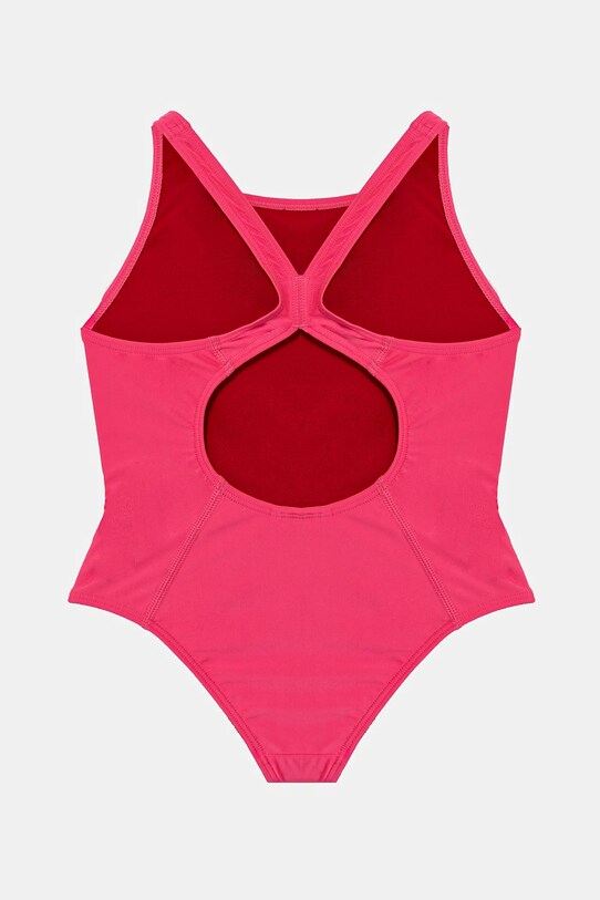 Суцільний дитячий купальник adidas Performance JG5841 рожевий SS25