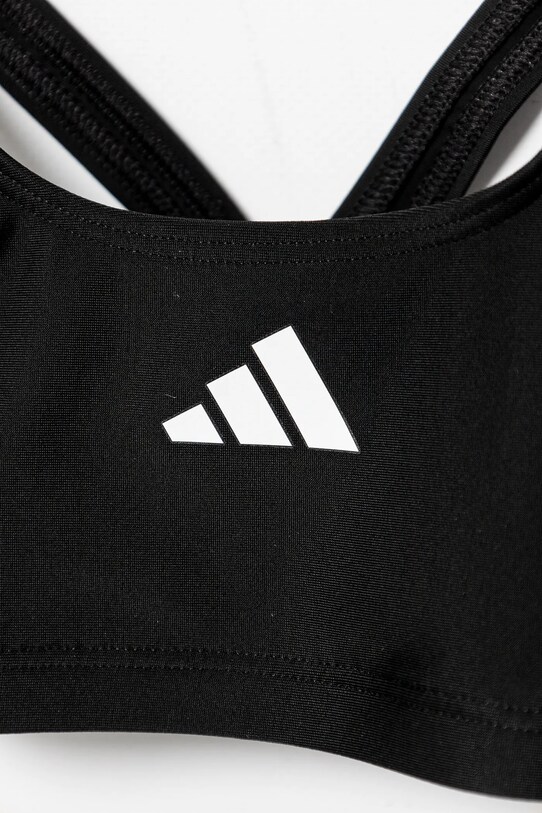 Fete adidas Performance costum de baie pentru copii din două piese JN6581 negru