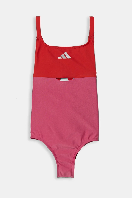 Dječji jednodijelni kupaći kostim adidas Performance Planet friendly roza JE4419