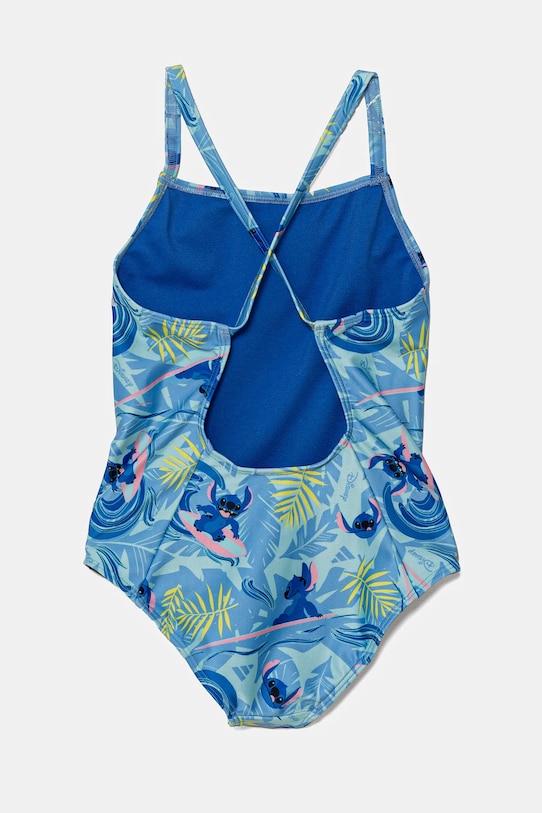 Enodelne otroške kopalke adidas Performance x Disney JF8440 modra SS25
