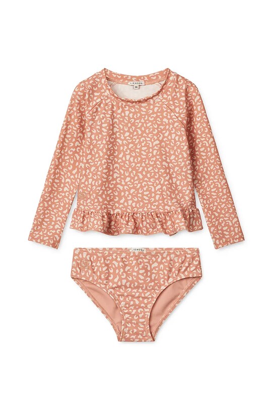 Liewood costum de baie pentru copii din două piese Dagny Swim Set LW19668 portocaliu SS25