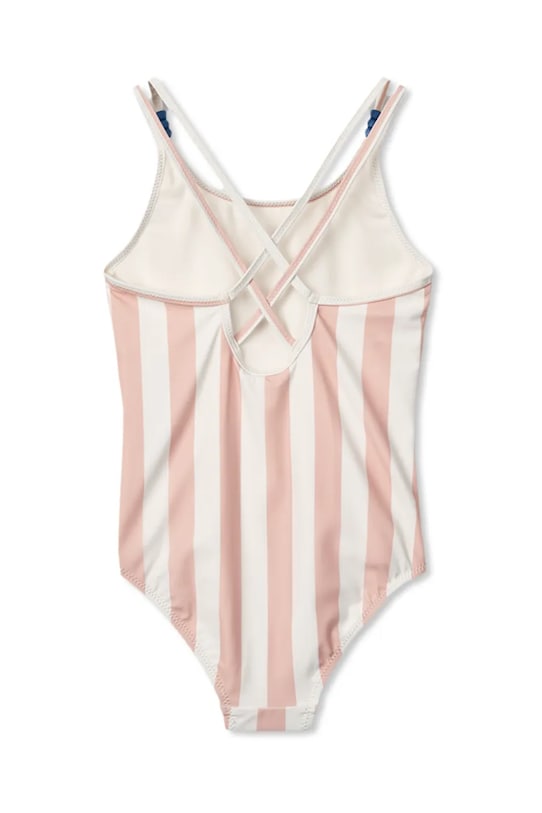 Jednodílné dětské plavky Liewood Suna Stripe Swimsuit LW19673 růžová SS25
