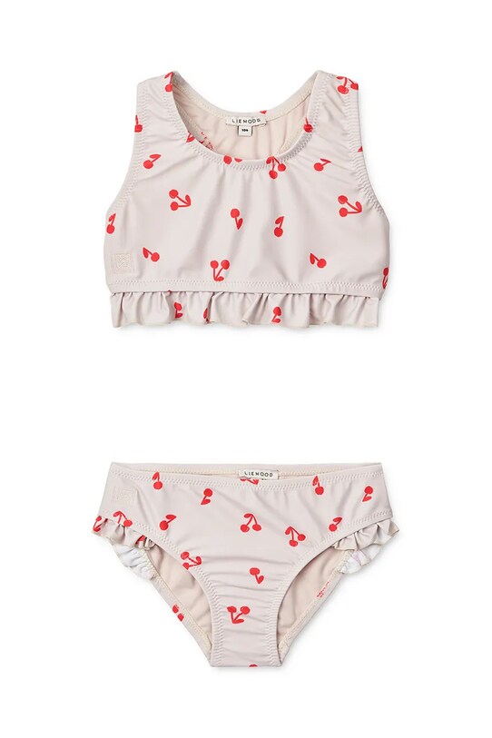 Liewood costum de baie pentru copii din două piese Bellamy Bikini Set moale bej LW19755