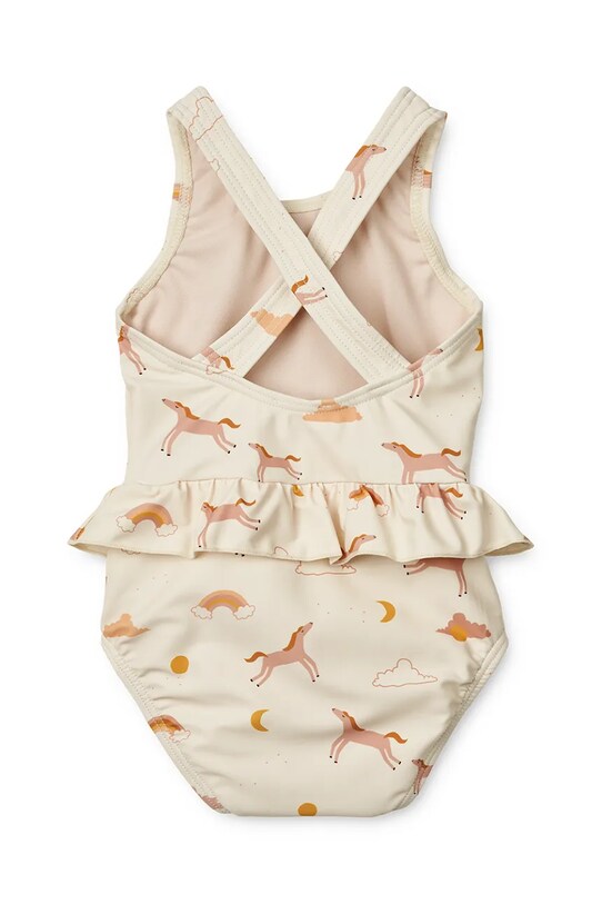 Jednodielne plavky pre bábätká Liewood Amina Baby Printed Swimsuit LW19981 béžová SS25