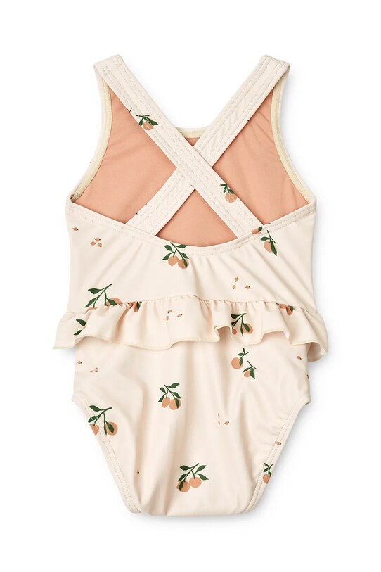 Liewood costum de baie dintr-o bucată pentru bebeluși Amina Baby Printed Swimsuit LW19981 bej SS25