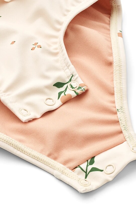 Fete Liewood costum de baie dintr-o bucată pentru bebeluși Amina Baby Printed Swimsuit LW19981 bej
