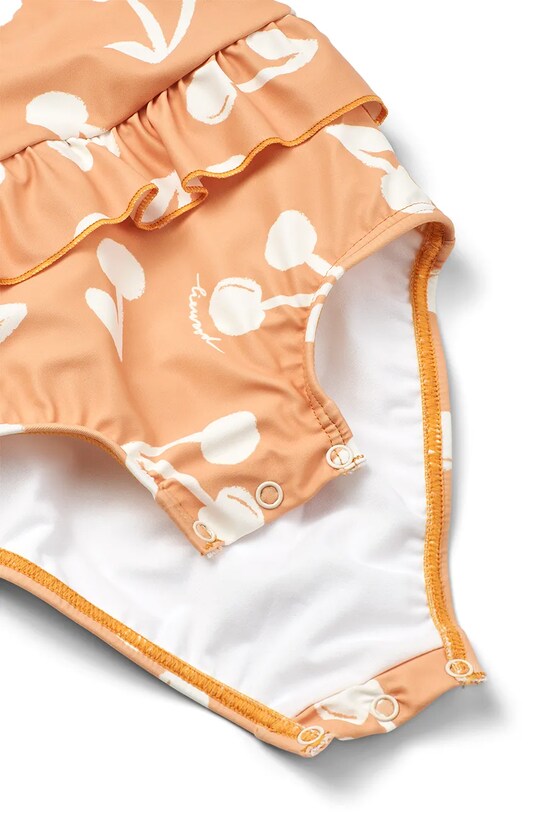 Dievča Jednodielne plavky pre bábätká Liewood Amina Baby Printed Swimsuit LW19981 oranžová