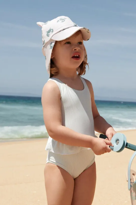 Ολόσωμο παιδικό μαγιό Liewood Amara Stripe Swimsuit μαλακό μπλε LW19982
