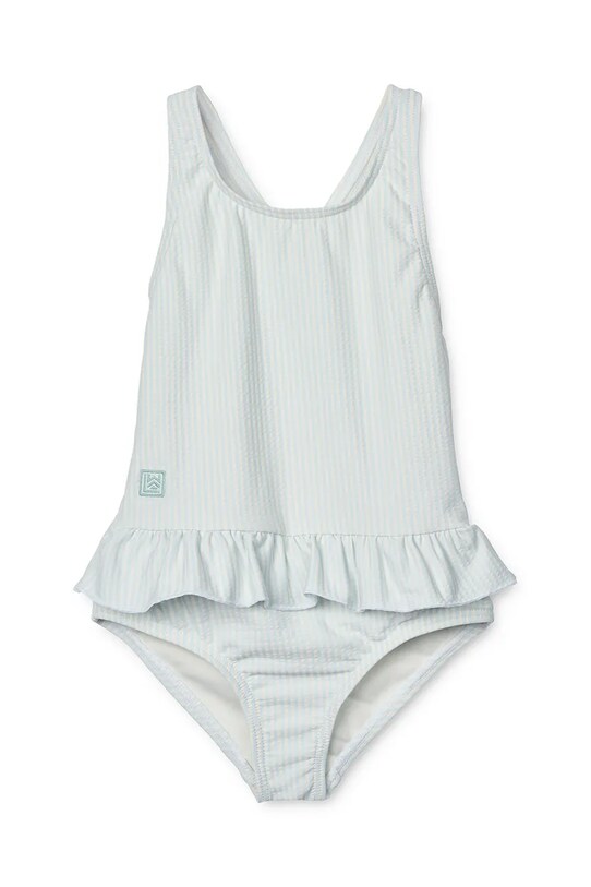 Суцільний дитячий купальник Liewood Amara Stripe Swimsuit LW19982 блакитний SS25