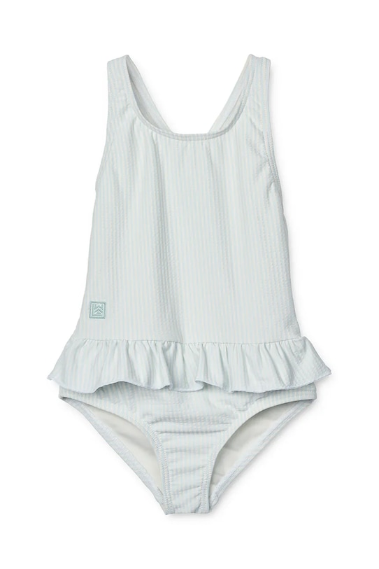 Суцільний дитячий купальник Liewood Amara Stripe Swimsuit LW19982 блакитний SS25