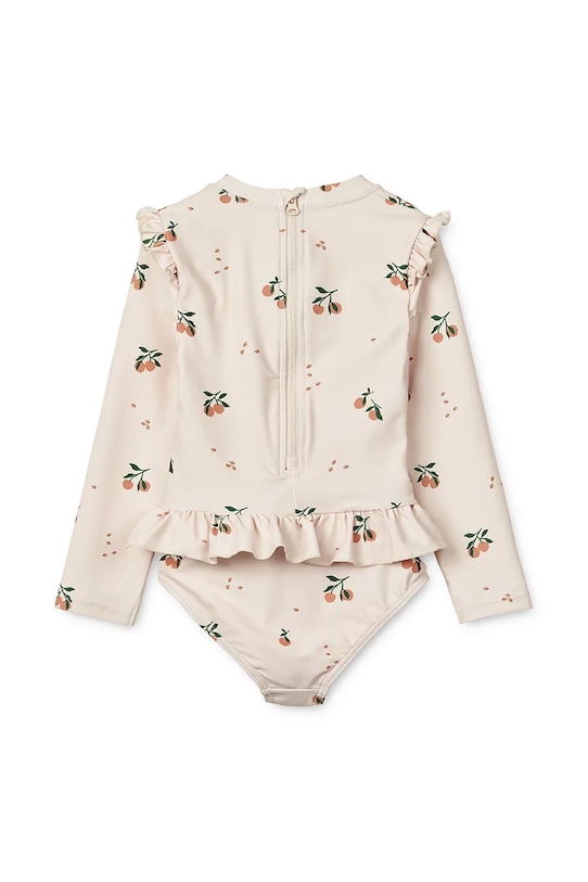 Liewood jednoczęściowy strój kąpielowy dziecięcy Sille Printed Swimsuit LW19987 beżowy SS25