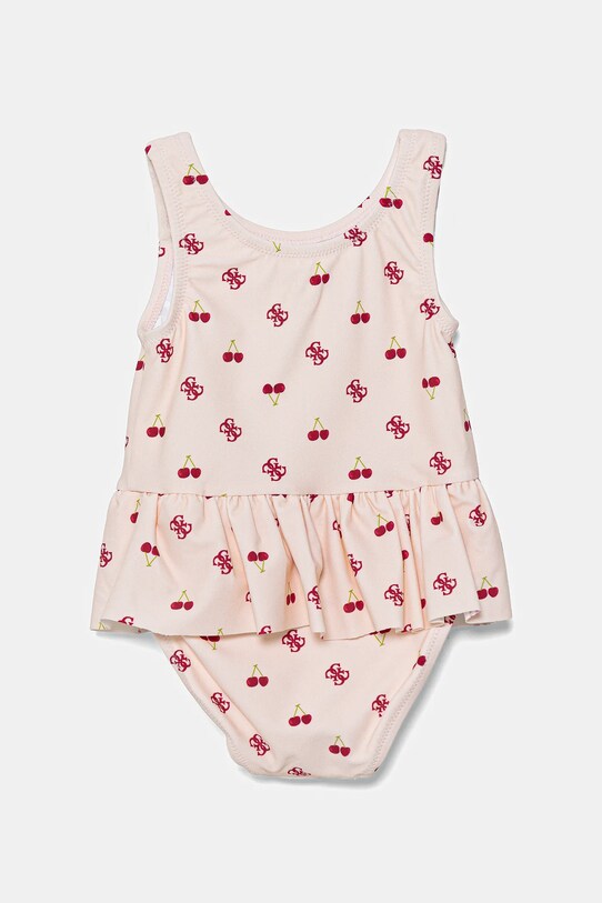 Guess costum de baie dintr-o bucată pentru bebeluși A5GZ00.MC052.PPYA bej SS25