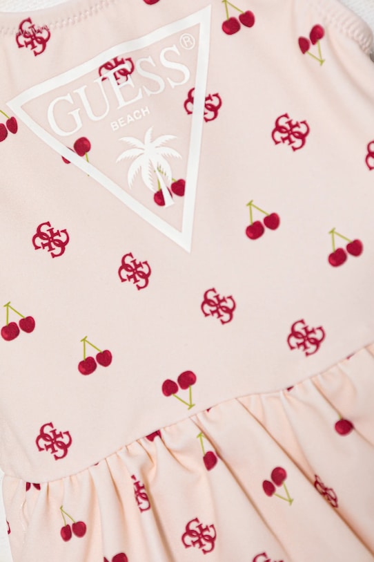 DÍVKA Jednodílné plavky pro miminko Guess A5GZ00.MC052.PPYA béžová