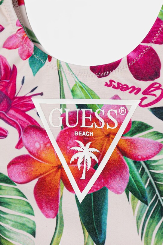 Fete Guess costum de baie dintr-o bucată pentru bebeluși A5GZ00.MC052.PPYA roz