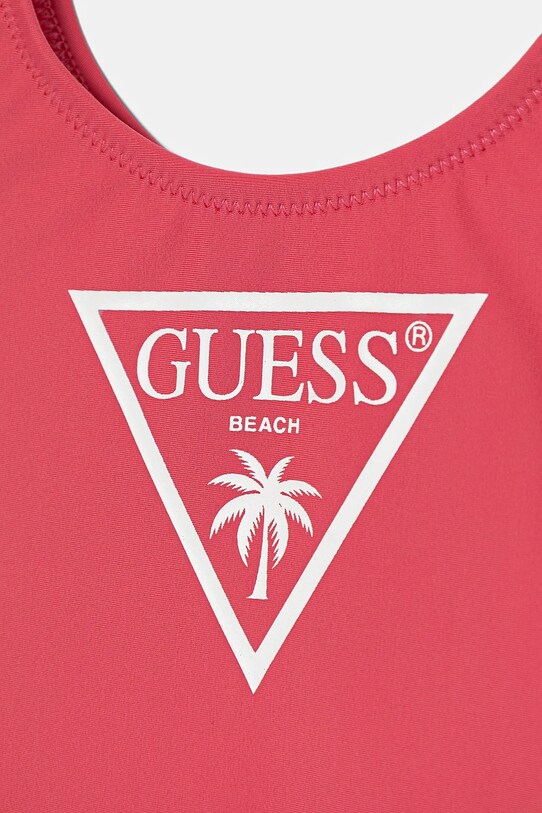 Fete Guess costum de baie dintr-o bucată pentru bebeluși A5GZ02.KCA60.PPYA roz