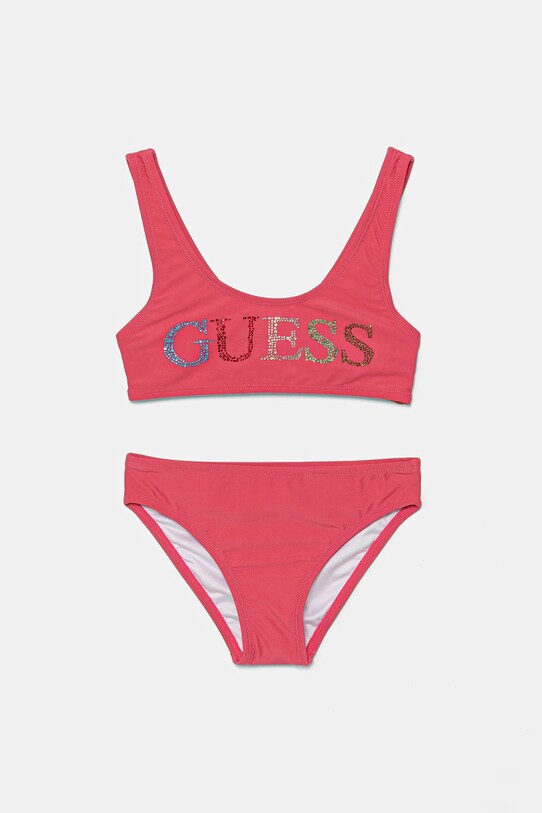 Детский раздельный купальник Guess 2 шт мягкая розовый J5GZ00.KCA60.PPYA