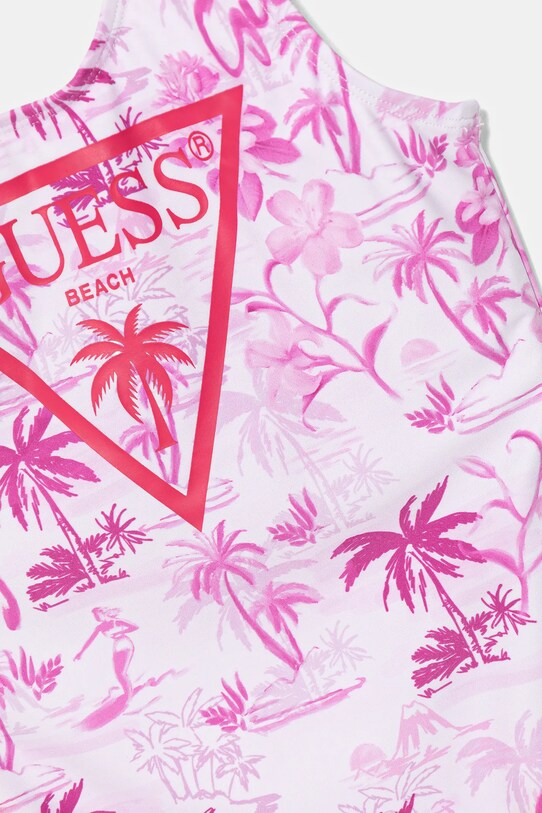 Дівчинка Суцільний дитячий купальник Guess J5GZ47.MC052.PPYA рожевий