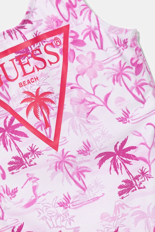 Κοριτσίστικα Ολόσωμο παιδικό μαγιό Guess J5GZ47.MC052.PPYA ροζ