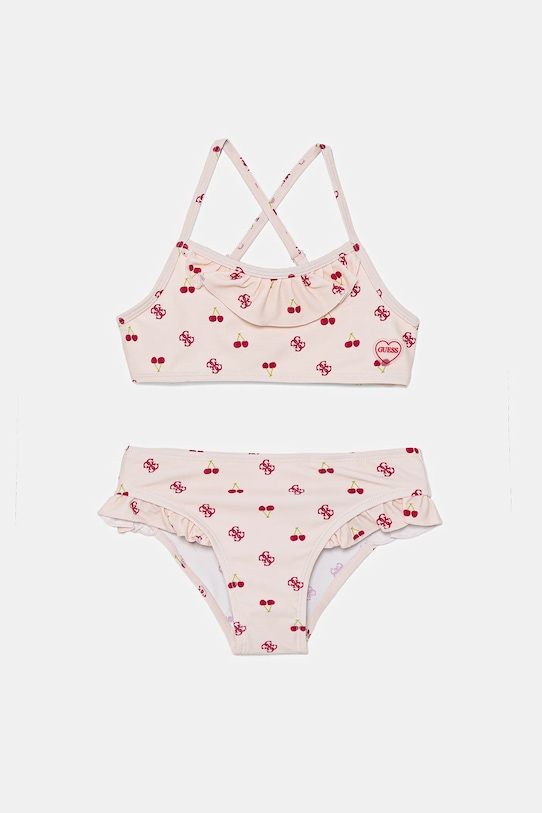 Παιδικό μαγιό δύο τεμαχίων Guess μαλακό πορτοκαλί J5GZ49.MC052.PPYA