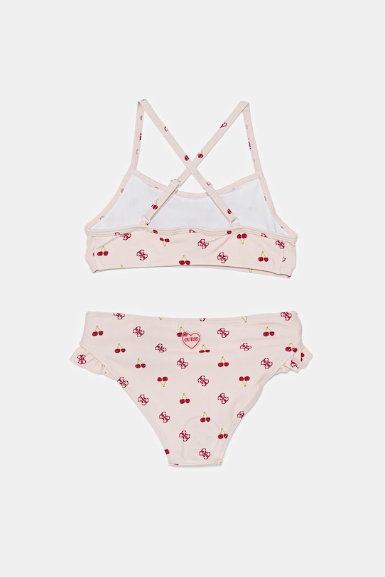 Παιδικό μαγιό δύο τεμαχίων Guess J5GZ49.MC052.PPYA πορτοκαλί SS25