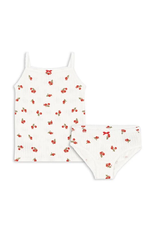 Konges Sløjd set de bumbac pentru copii MINNIE UNDERWEAR GOTS moale bej KS102582