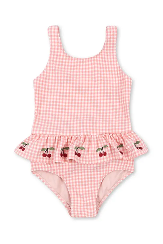 Dječji jednodijelni kupaći kostim Konges Sløjd SOLINE SWIMSUIT KS102494 roza SS25