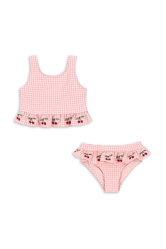 Konges Sløjd costum de baie pentru copii din două piese SOLINE BIKINI moale roz KS102495