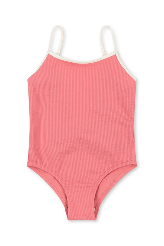 Konges Sløjd costum de baie dintr-o bucată pentru copii BOWIE SWIMSUIT KS102499 roz SS25