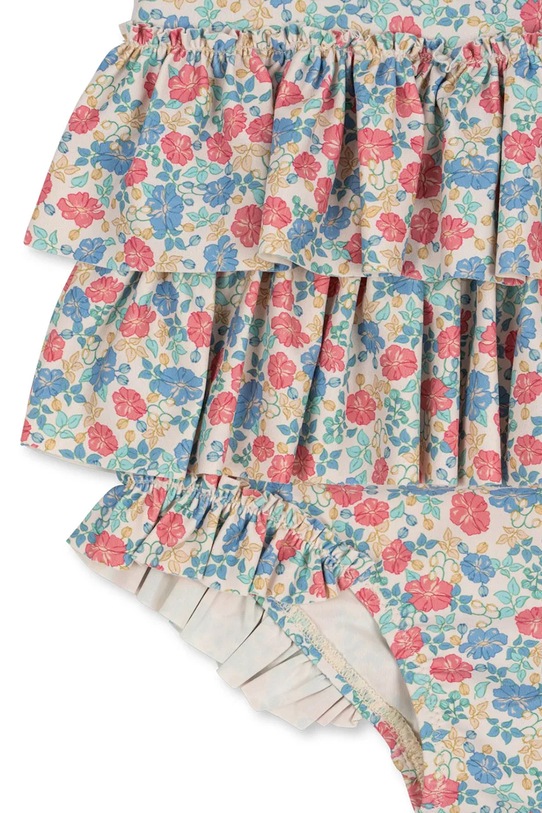 Konges Sløjd jednoczęściowy strój kąpielowy dziecięcy MANUCA FRILL SWIMSUIT GRS multicolor KS102513