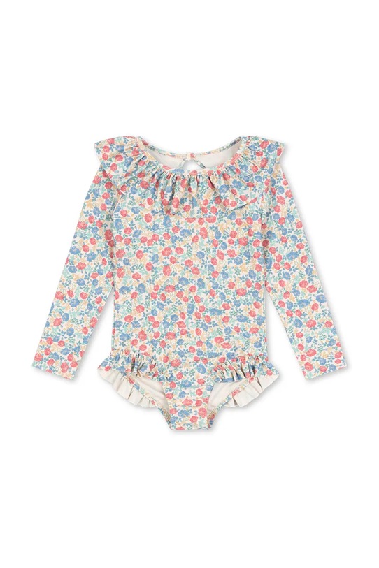 Konges Sløjd jednoczęściowy strój kąpielowy dziecięcy MANUCA LS SWIMSUIT GRS KS102514 niebieski SS25