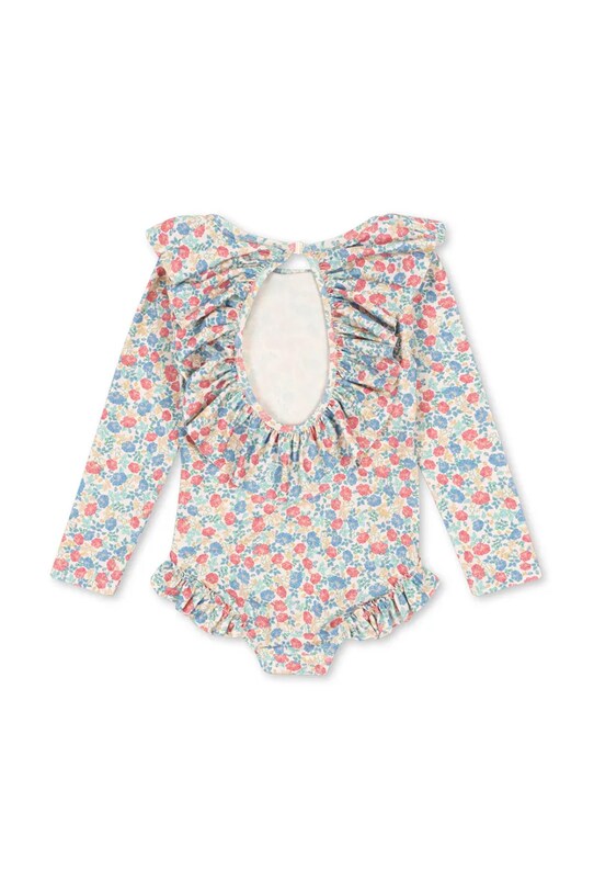 Fete Konges Sløjd costum de baie dintr-o bucată pentru copii MANUCA LS SWIMSUIT GRS KS102514 albastru