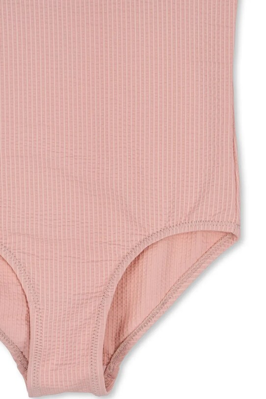 Konges Sløjd costum de baie dintr-o bucată pentru copii FLEURI SWIMSUIT KS102628 roz
