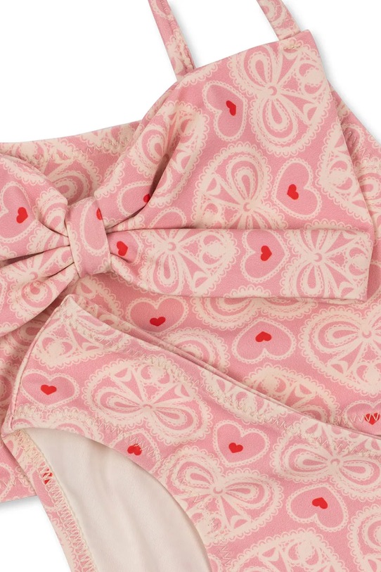 Konges Sløjd dwuczęściowy strój kąpielowy dziecięcy EDITH BIKINI GRS KS102687 różowy SS25