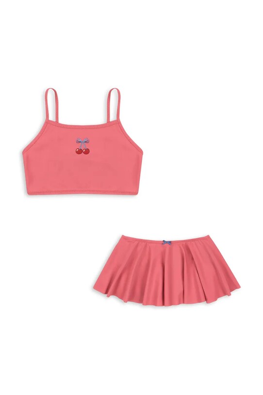 Konges Sløjd costum de baie pentru copii din două piese MANON BIKINI GRS KS102505 roz SS25