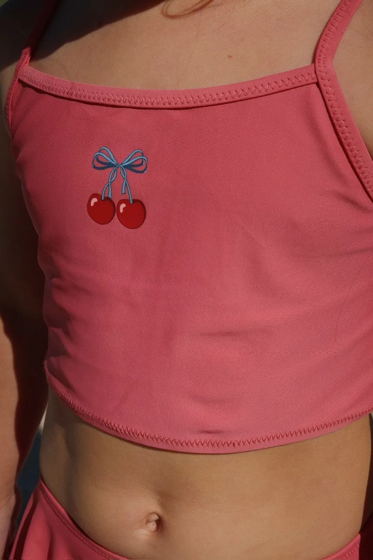 Dvoudílné dětské plavky Konges Sløjd MANON BIKINI GRS růžová KS102505