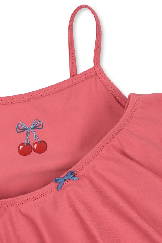 DÍVKA Dvoudílné dětské plavky Konges Sløjd MANON BIKINI GRS KS102505 růžová