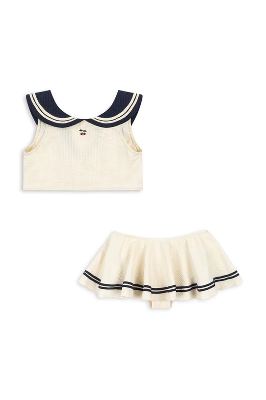 Dječji dvodijelni kupaći kostim Konges Sløjd SAILOR BIKINI KS102636 bež SS25